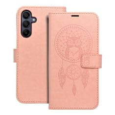 OEM MEZZO Kovček za knjigo za SAMSUNG A15 4G / A15 5G dreamcatcher peach fuzz