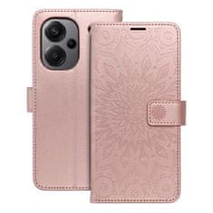 OEM MEZZO Knjižni ovitek za XIAOMI Redmi Note 13 Pro Plus 5G mandala zlato roza