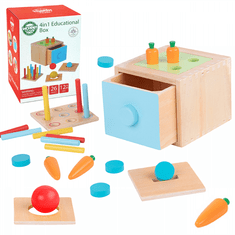 WOOPIE WOOPIE GREEN Leseni izobraževalni predal Montessori Sorter