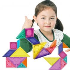 WOOPIE  Tangram Magnetni 3D puzzle bloki