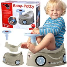 BIG BIG Novi Bobby Car Grey Potty Car volan