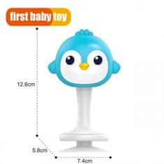 WOOPIE WOOPIE BABY Blue Squeaker Rattle 0m+