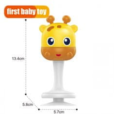 WOOPIE WOOPIE BABY Rattle Rumena žirafa 0m+