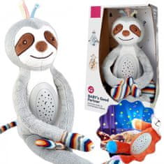 WOOPIE WOOPIE BABY Interaktivna plišasta igrača Projektor 2v1 Sleeping Sloth