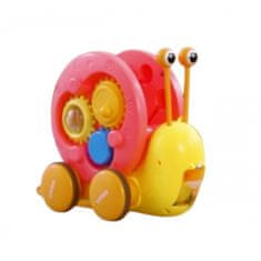 WOOPIE WOOPIE Pulling Snail 4-v-1 Čutine Sensory Gears Launcher + majhen avto