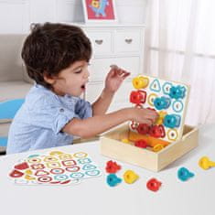 Tooky Toy Igrača za igrače XXL Montessori izobraževalni 7v1 senzorični 19-21 mesecev.