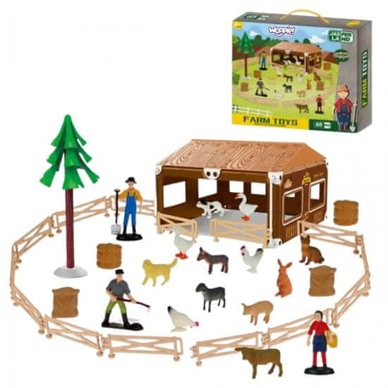 WOOPIE WOOPIE Komplet za kmetijo Little Farmer Homestead Set + živali in dodatki