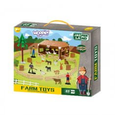 WOOPIE WOOPIE Komplet za kmetijo Little Farmer Homestead Set + živali in dodatki