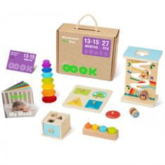 Tooky Toy Zabojček za igrače XXL Montessori izobraževalni 6v1 senzorični 13-15 mesecev