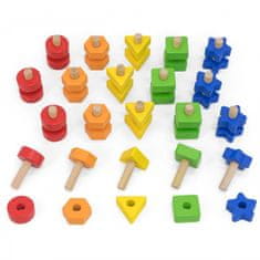 Viga Toys VIGA Nuts and Bolts Match and Twist Activity Toy