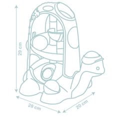 Smoby SMOBY LITTLE Želva za vlečenje z žogo 12m+
