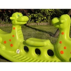 WOOPIE WOOPIE Večosebna gugalnica Dino Balancing Rocker Green