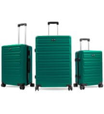 Aga Travel Set potovalnih kovčkov MR4657 Temno zelena