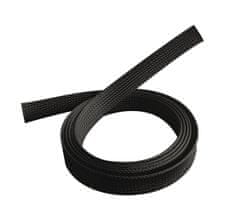 Cabletech UCH0207A Črna cev iz poliestra za A/V kable 1m/40mm