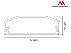 Maclean MC-694 W 42999 Maskirni trak za kabel 60x20x250 mm plastični sistem