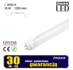 slomart LED fluorescenčna sijalka 120cm 18w 3000k t8 g13 topl