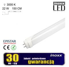 slomart LED fluorescentna svetilka 150cm 22w 3000k T8, enostranska topla