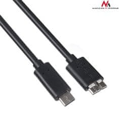 Maclean Kabel USB Micro B - Type-C 3.0, Maclean, 5Gbps, 1m, MCTV-845