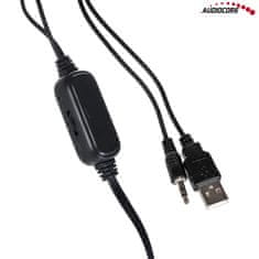 AUDIOCORE Računalniški zvočniki Audiocore, 6W, USB, črni, AC855 B