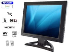 slomart LCD monitor na dotik 15 inčni VGA HDMI 12v 230v