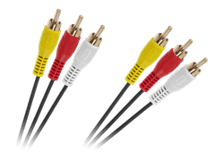 LP Kabel 3 x RCA - 3 x RCA 2m