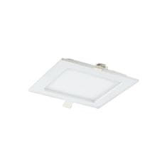 slomart AKMAN LED 12W, downlight, vgradna, kvadratna, 780lm, 3000K, bela, vgrajen LED napajalnik