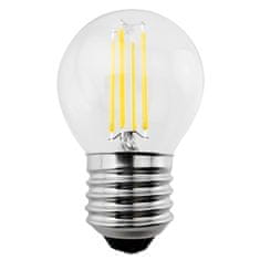 slomart Žarnica Maclean, Filament LED E27, 4W, 230V, WW topla bela 3000K, 400lm, Retro Edison okras G45, MCE283