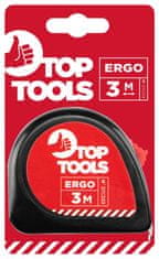 TOP TOOLS Zvit jekleni merilni trak 3 m x 12,5 mm