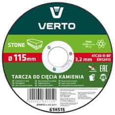 Verto Disk za rezanje kamna 115 x 3,2 x 22,2 mm