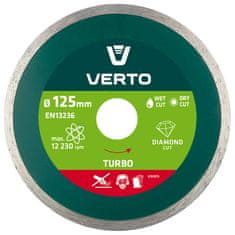 Verto Diamantni disk 125 x 22,2 mm, poln