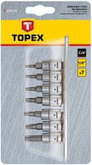 Topex Torx nastavki na nastavek 35 mm, set 7 kom.