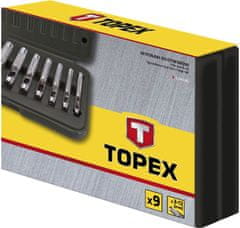 Topex Rezalniki lukenj, obseg 3-12 mm, 9 kosov.