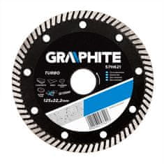 Graphite Diamantni disk 125 x 22,2 mm, turbo super tanek