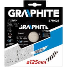 Graphite Diamantni disk 125 x 22,2 mm, turbo super tanek