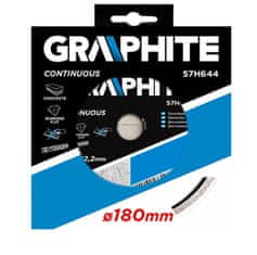 Graphite Diamantni disk 180 x 22,2 mm, poln