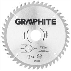 Graphite Žagin list, Widia, 185 x 30 mm, 48 zob