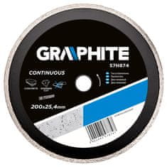 Graphite Diamantni disk 200 x 25,4 mm, poln