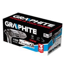 Graphite Mini mlinček 170W, hitrost 8000-35000 min?