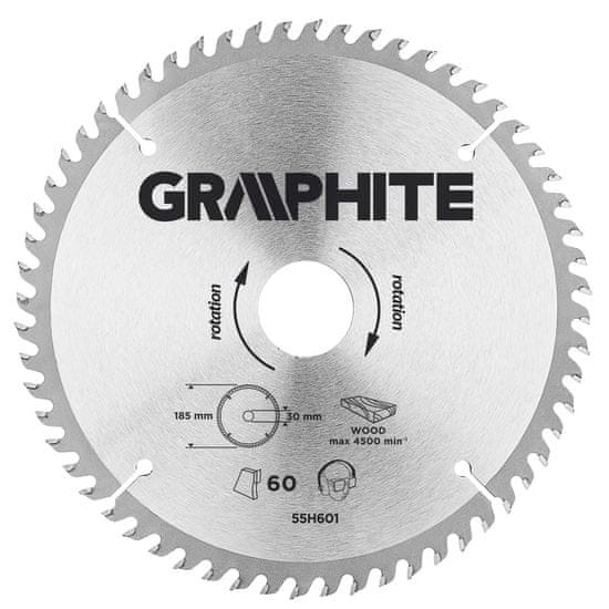 Graphite Žagin list, Widia, 185 x 30 mm, 60 zob