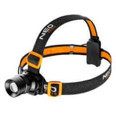 NEO Čelna svetilka 250 lume, zoom, CREE XPE, 3xAAA