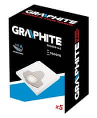 Graphite Vrečke za sesalnik 59G608, 5 kos