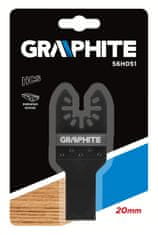 Graphite HCS žagin list za les, 20 mm