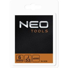 NEO Sponke tipa J, 6 mm, 2000 kos.