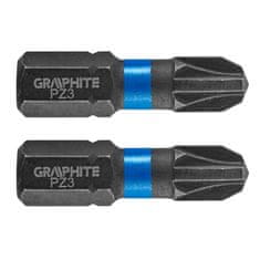 Graphite Udarni nastavki PZ3 x 25 mm, 2 kos.