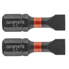 Graphite Udarni nastavki SL6,5 x 25 mm, 2 kos.