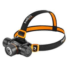 NEO Polnilna/USB baterijska naglavna svetilka 2000lm CREE XHP50.2 LED