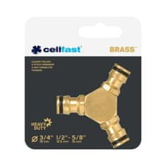 Cellfast Cellfast Brass T-konektor, medenina