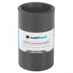 Cellfast Ravni vrtni robnik 25cm x 9m Cellfast grafit