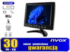 slomart Avtomobilski monitor ali samostoječi LCD 8-palčni z VGA zaslonom na dotik 12V 230V... (NVOX PC