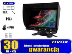 slomart Avtomobilski monitor ali samostoječi LCD 7-palčni HD AV s podporo za do 2 kameri 4PIN 12V... (NVOX